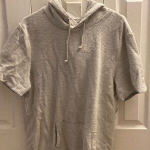 Hollister Light Gray Men's Hoodie T-Shirt
